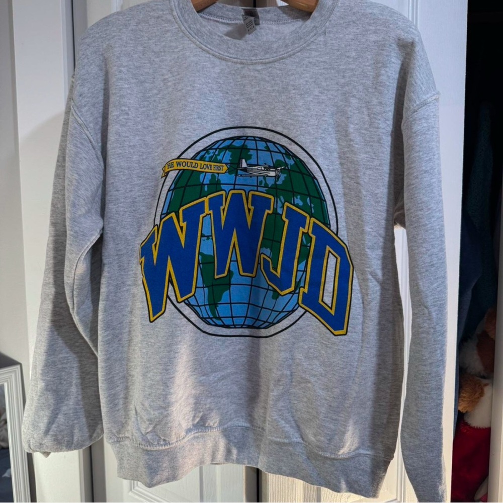 WWJD Grey Sweatshirt